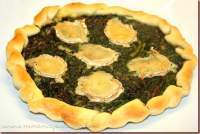   Quiché de Espinacas Con Morcilla Vegetal