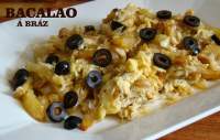   Bacalhau á Bráz o Bacalao Dorado receta Portuguesa