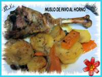   MUSLOS DE PAVO AL HORNO