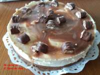   Tarta Twix cheese-cake (y copas)