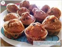   Muffins con pepitas de chocolate  