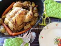   Pollo al horno en cocotte