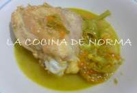   POLLO EN SALSA VERDE CON FLORES DE CALABAZA