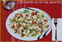 Ensalada templada de pollo