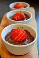 Mousse rápida de chocolate negro  