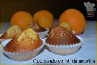 Magdalenas de naranja