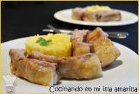 Costillas de cerdo al horno, con miel y naranja