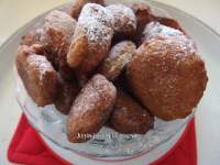   Buñuelos de manzana fáciles, con batidora o Thermomix