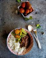   Pollo en salsa de miso + arroz + verduras al vaporðŸ—ðŸ¥’ðŸ¥•