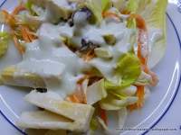   ENSALADA DE ENDIVIAS CON PALMITOS Y GORGONZOLA