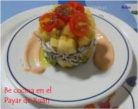   Ensalada de piña y aguacate