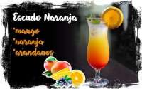 Zumo Natural de Mango, Arándanos y Naranja  