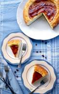 
Tarta de queso con mermelada de fresa (FC)
         