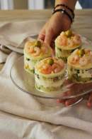 Pastel de ensaladilla con gambas / Chez Silvia