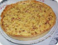 
Quiche de beicon y puerros sin lactosa  