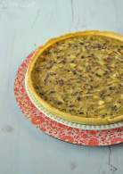 
Quiche de morcilla y manzana  