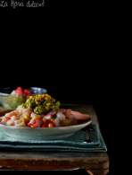 
Ensalada de quinoa, gambas y guacamole  