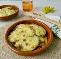 
Moussaka griega sin lactosa  