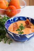 
Salmorejo con peineta  