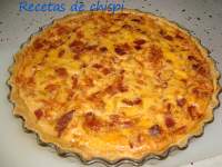   QUICHE LORRAINE DE BACÒN Y CHORIZO