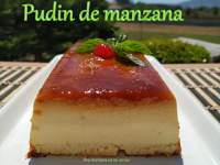   Pudin de manzana