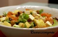 
Ensalada de Salmón, Manzana y Frutos Secos con Vinagreta de Mostaza
        | 
        Recetas de cocina fáciles y sencillas | Bea 