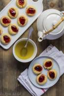 
Pepas con mermelada de fresa | sin manteca  