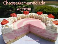   Cheesecake marmolado de fresa