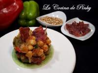   GARBANZOS CON PISTO Y JAMON 