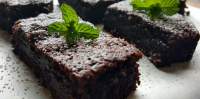 Brownies de Menta y Chocolate muy ricos para momentos especiales.