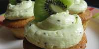 Cupcakes Kiwi Vainilla receta super especial para ti, delicias de kiwi