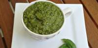 Salsa Pesto Hecha en Casa receta para complementar tus platos.