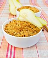 Crumble de manzana y pera facil y riquisimo  