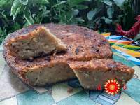   budín con tapa de dulce