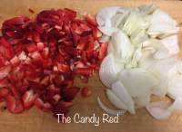 Merluza en cama de verduras   The Candy Red
