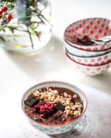   Gachas de avena con chocolate