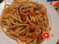   espaguetti con tocineta