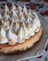   Tarta de Queso con Merengue  y Limón