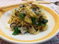   Spaghetti alle vongole - Espagueti con almejas de Gennaro Contaldo