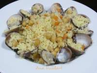   COUS-COUS CON ALMEJAS Y GARBANZOS 