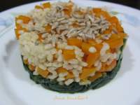   ARROZ SEMI INTEGRAL CON CALABAZA Y ESPINACAS 