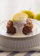 
Tortitas de manzana saludables sin azúcar  