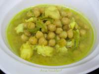   SOPA DE GARBANZOS Y BACALAO 