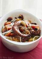 
Pulpo con patatas al horno  