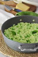 Risotto de guisantes con menta  / Chez Silvia