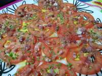   CARPACCIO DE TOMATE A MI ESTILO