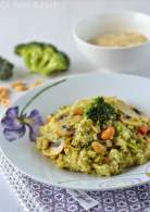 
Quinoa con verduras, curry y cacahuetes  