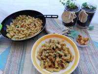   Pasta con sardinas de lata e hinojo a la siciliana