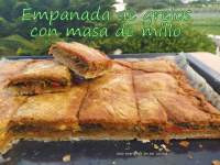   Empanada de grelos con masa de millo