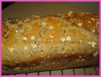 Pan de molde con harina de centeno y semillas